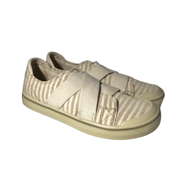 Keen Womens Size 9 Elsa IV Gore Beige Slip On Casual Shoes Sneakers 1023162 - Picture 1 of 9